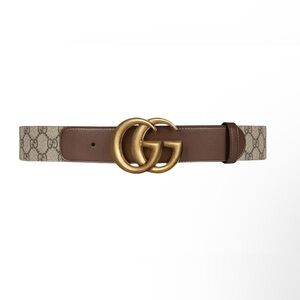 Gucci Marmont Brownand Gold GG Men’s/Women’s Belt
